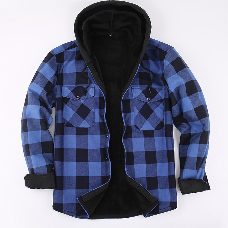 Flannel Shirt Lined - 2023 Nowe jesienno-zimowe męskie flanelowe ciepłe