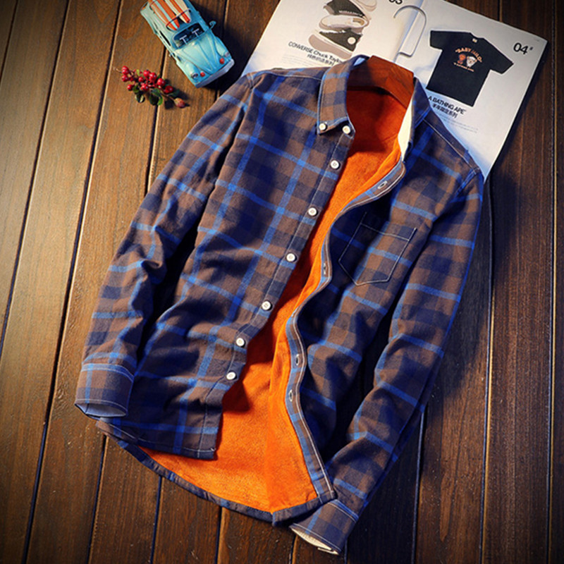 Flannel Shirt Lined - Camisa Masculina męskie koszule flanelowe w