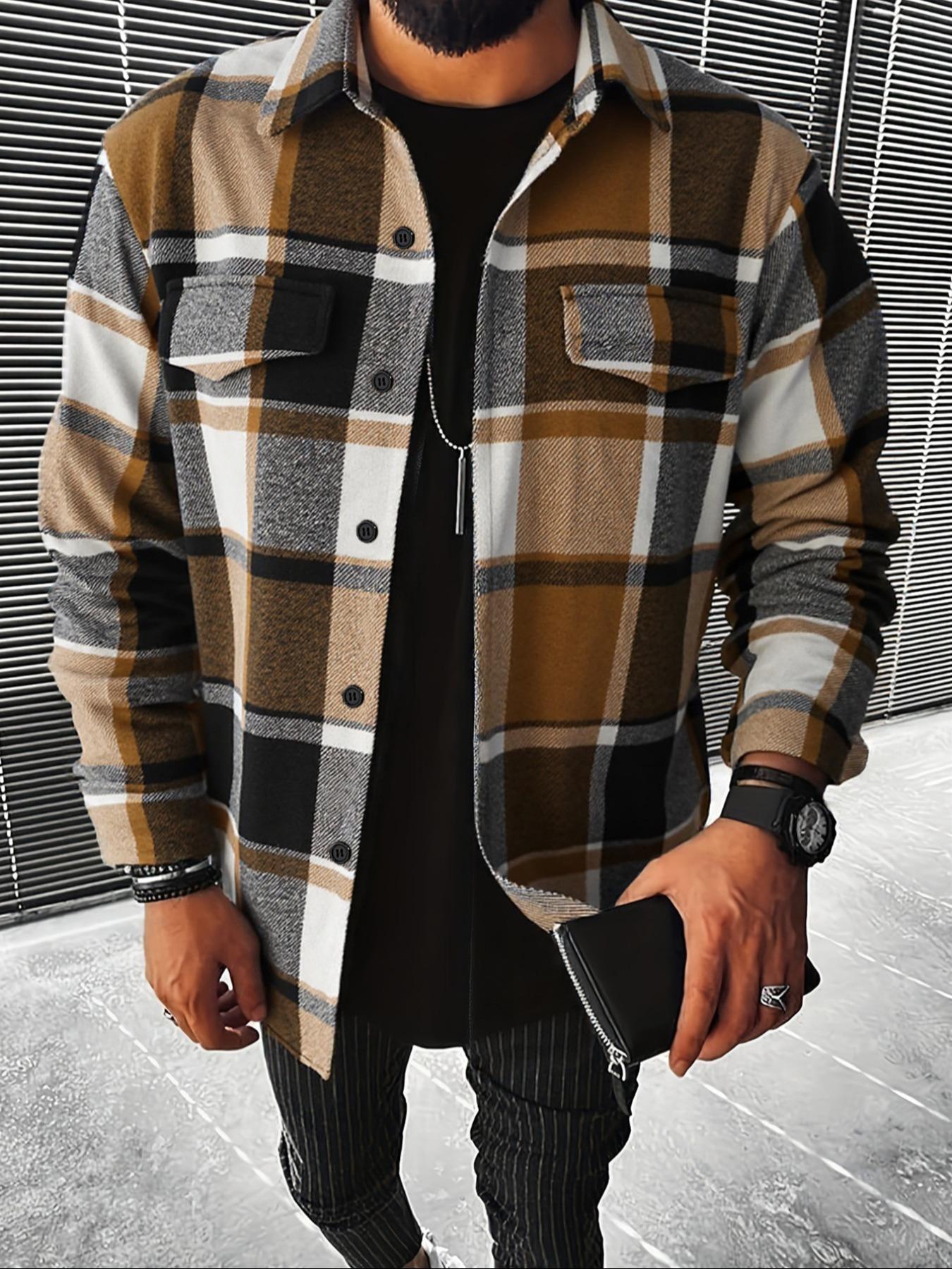 Męska koszula w kratę retro, e – Flannel Shirt Lined recenzja i cena