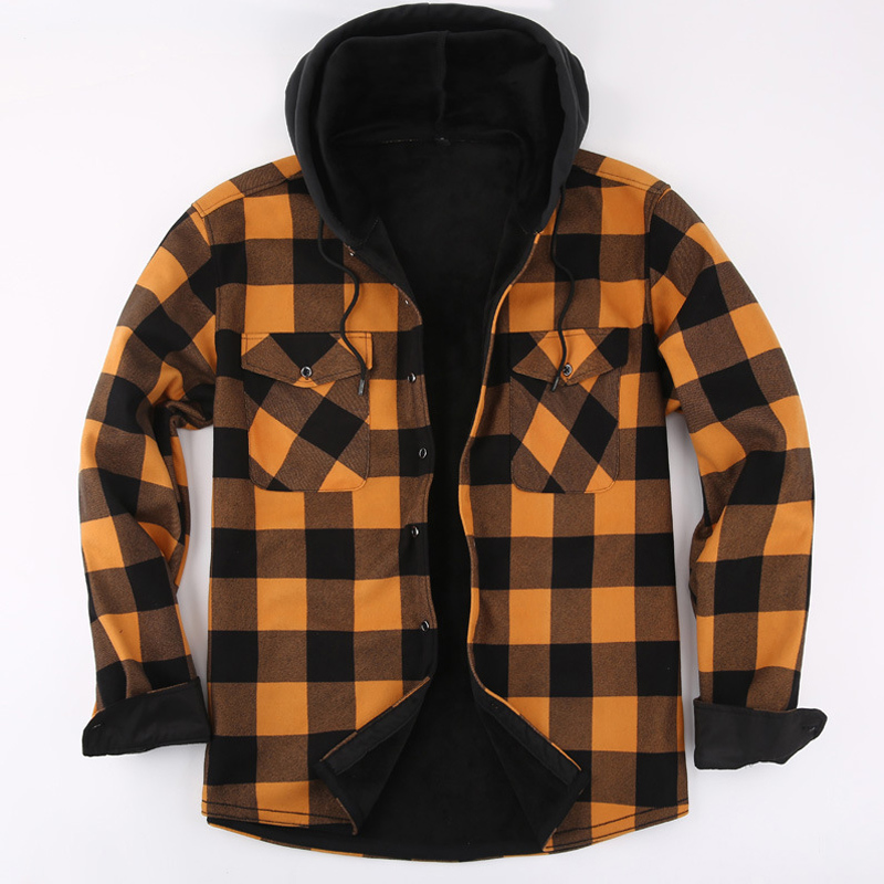2023 Nowe jesienno-zimowe męsk – Flannel Shirt Lined recenzja i cena