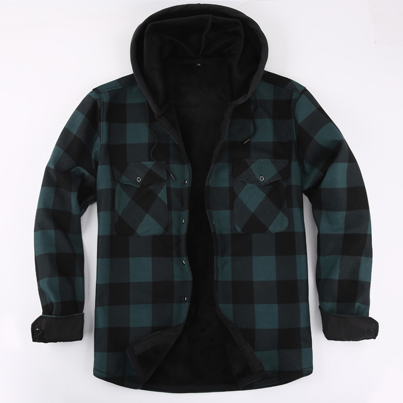 2023 Nowe jesienno-zimowe męsk – Flannel Shirt Lined recenzja i cena